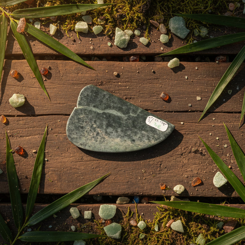 Gua Sha en Jade Birman série 1 à 4