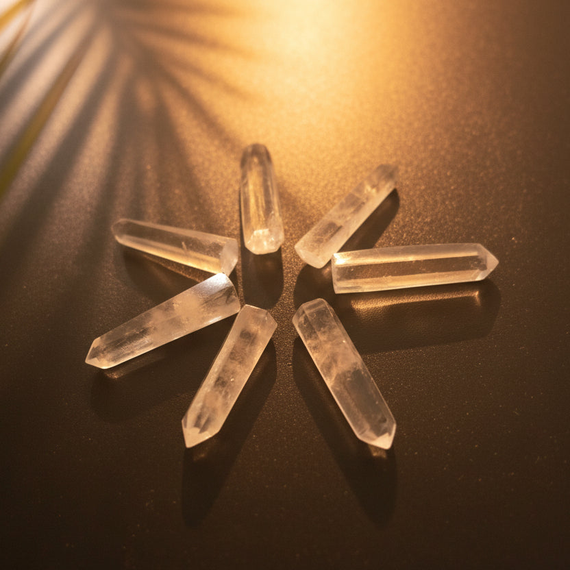 Cristal de Roche, Prisme 30 à 35mm, Qualité AA+ Brésil.