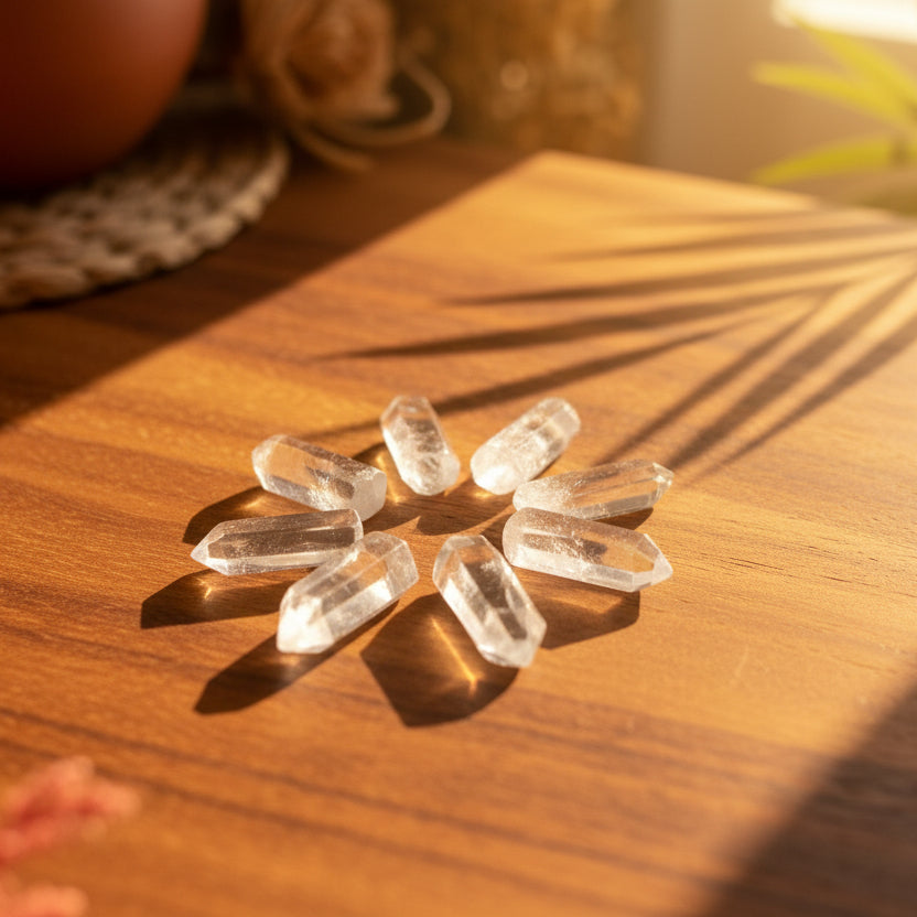 Cristal de Roche, Prisme 23 à 30mm, Qualité AA+ Brésil.