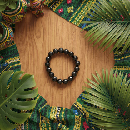 hématite, bracelet boules 6 à 12mm, qualité AA+