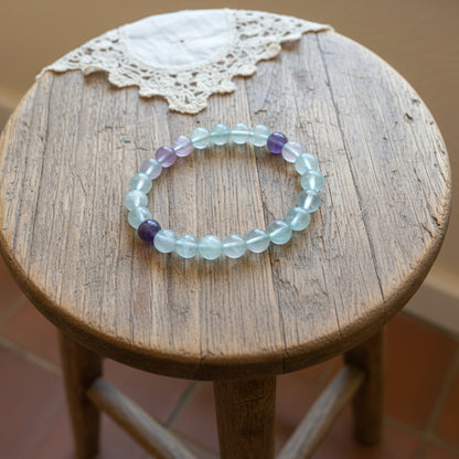 Fluorine Française, bracelet boules qualité AA+