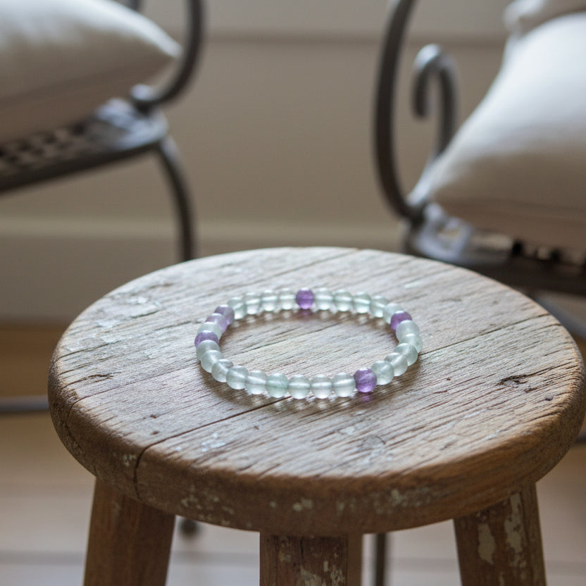 Fluorine Française, bracelet boules qualité AA+
