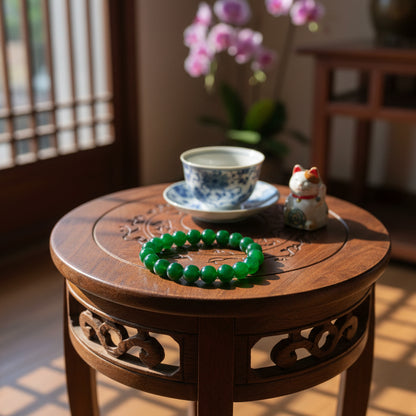 jade taipei, bracelet boules qualité AA+