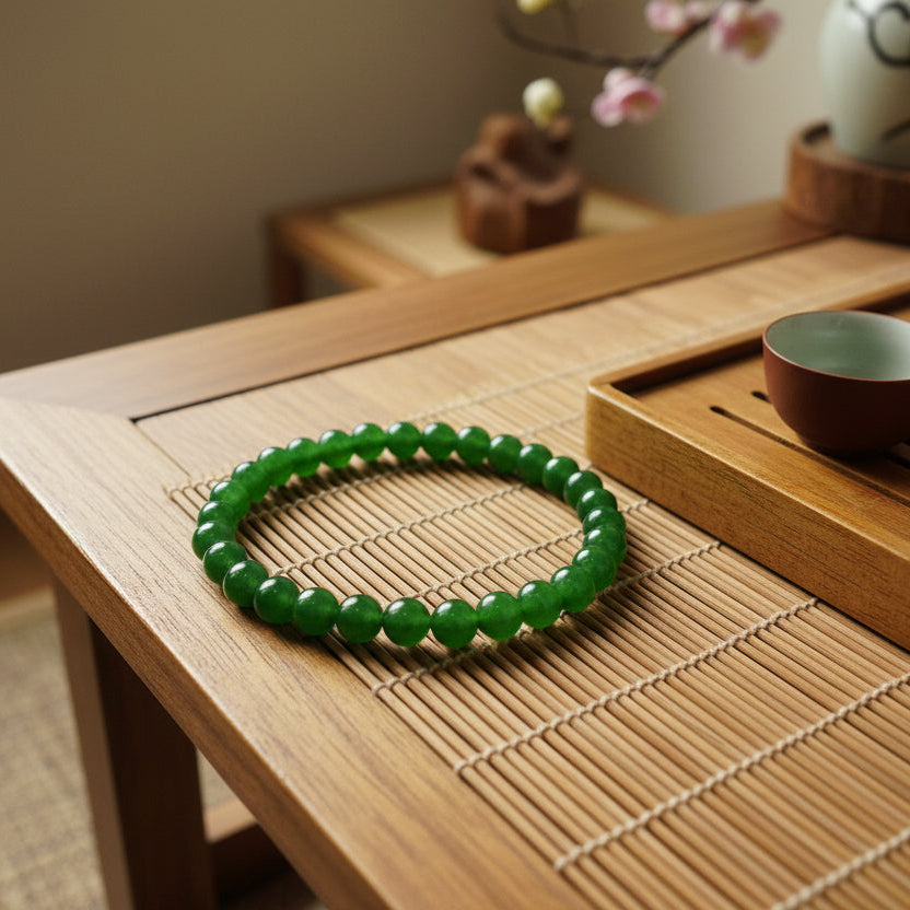 jade taipei, bracelet boules qualité AA+