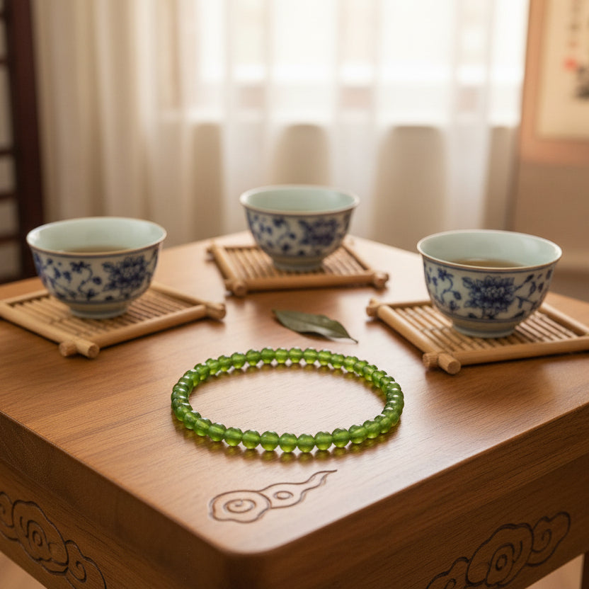 jade taipei, bracelet boules qualité AA+