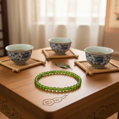 jade taipei, bracelet boules qualité AA+