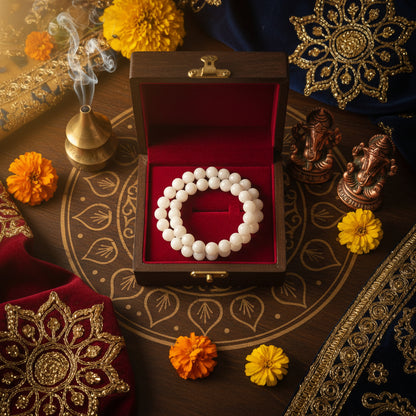 Pierre de lune blanche, bracelet boules 8mm qualité AAA.