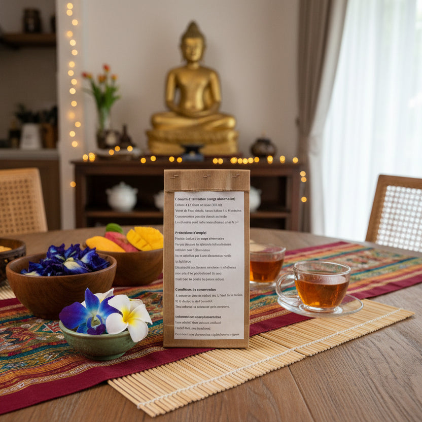 Pois bleu de Thaïlande pour Infusion ou boisson colorée, sachet de 30gr.