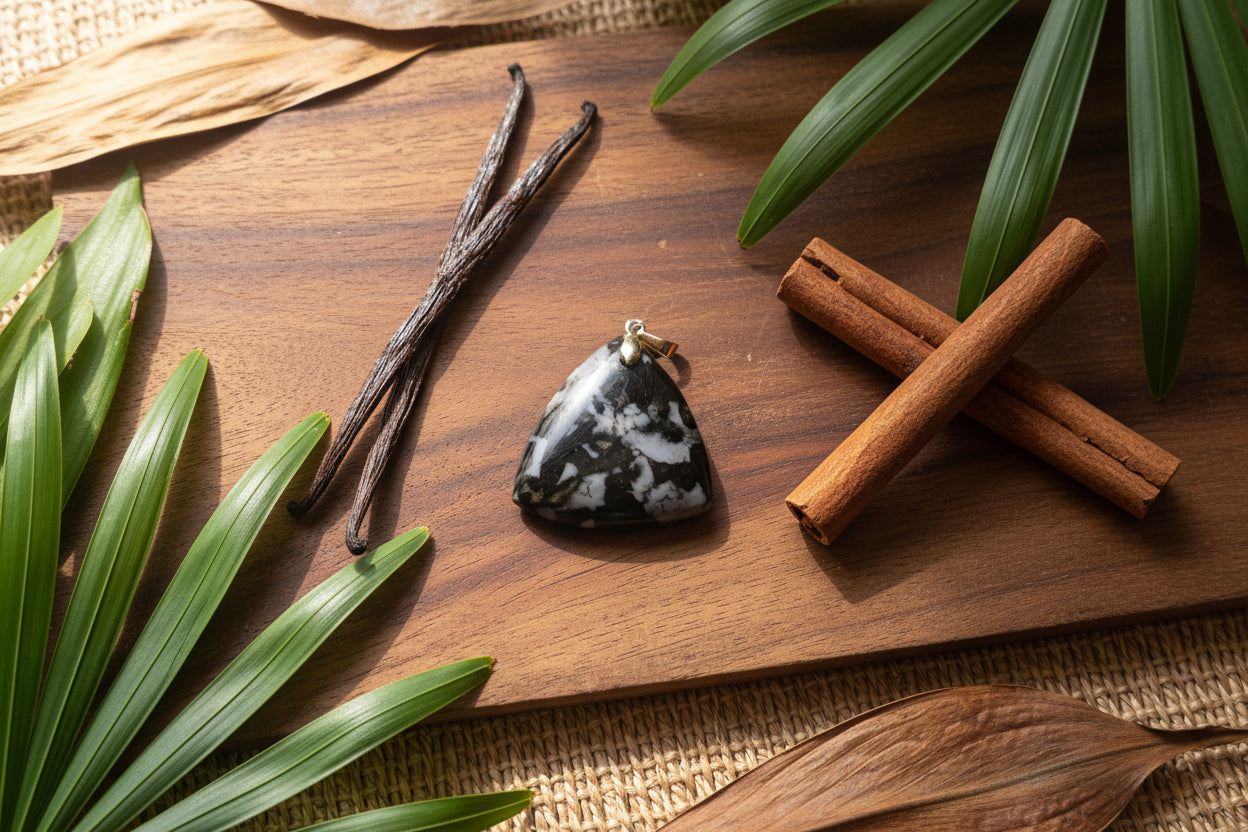 Gabbro de Madagascar, pendentif qualité AAA