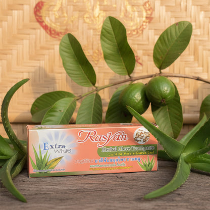 Le dentifrice des Stars en Thaïlande, Aloé Vera et feuilles de goyave