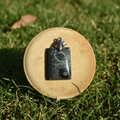 Jaspe Kambaba de Madagascar, pendentif qualité AAA