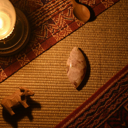 Agate fleur de Madagascar, pendentif qualité AAA
