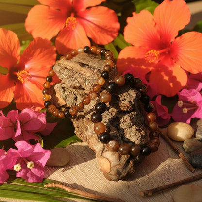 Agate rubanée, bracelet de qualité AAA - harmonie et stabilité