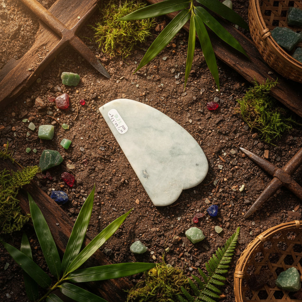 Gua Sha en Jade Birman série 9 à 12