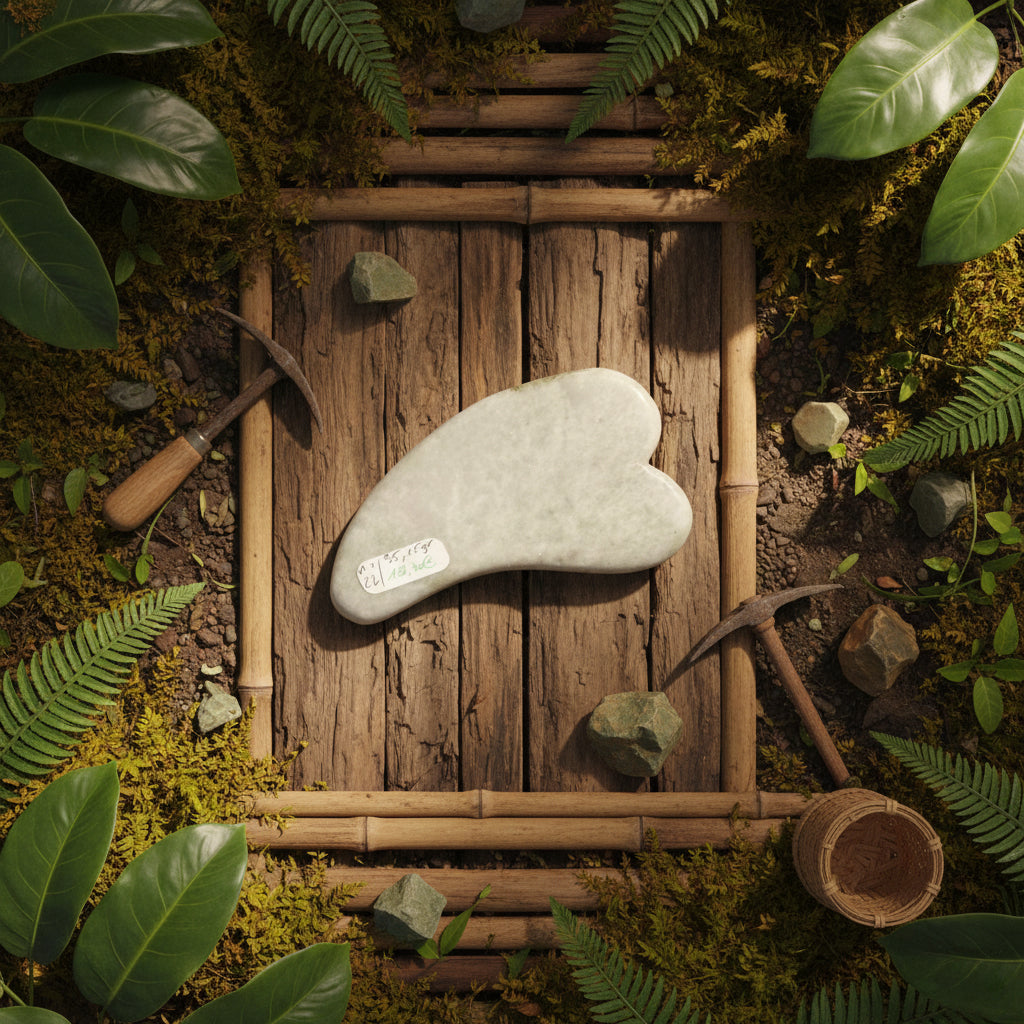 Gua Sha en Jade Birman série 21 à 24