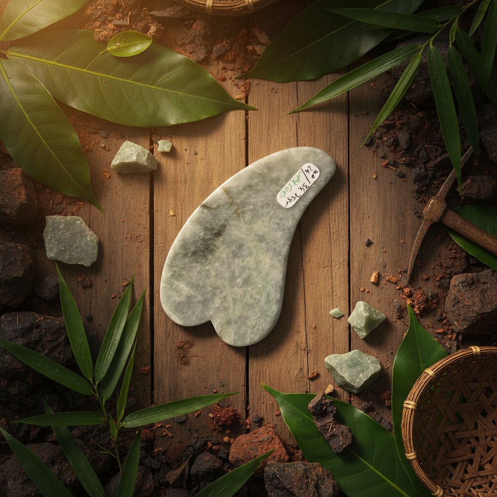 Gua Sha en Jade Birman série 21 à 24