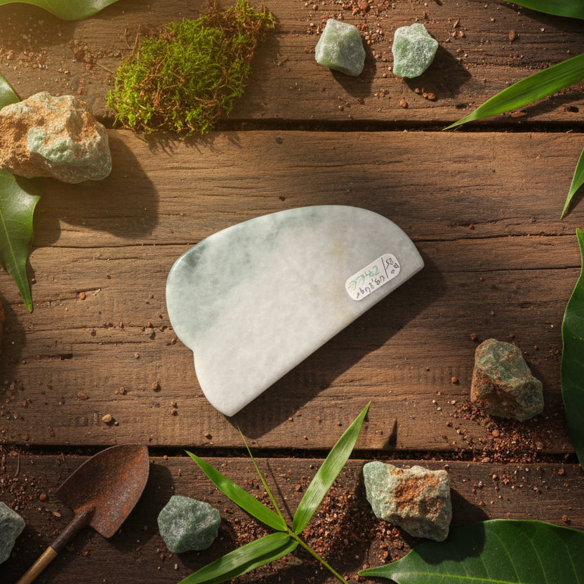 Gua Sha en Jade Birman série 25 à 28