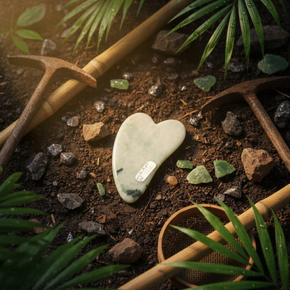 Gua Sha en Jade Birman série 25 à 28