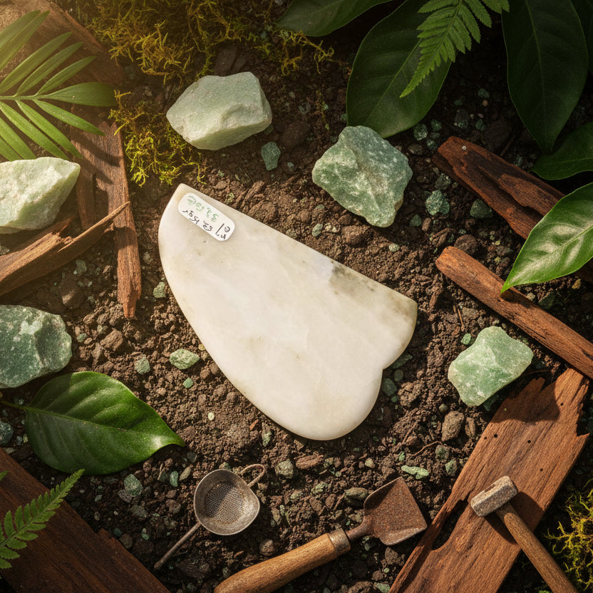 Gua Sha en Jade Birman série 5 à 8