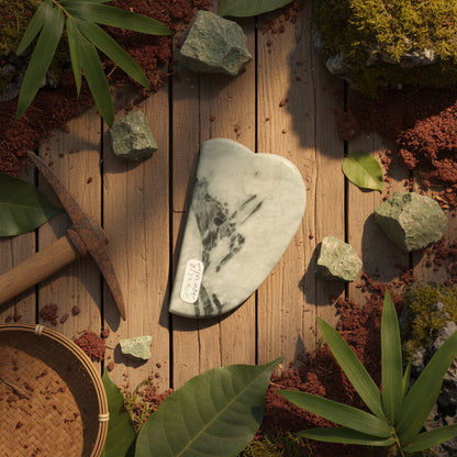 Gua Sha en Jade Birman série 5 à 8
