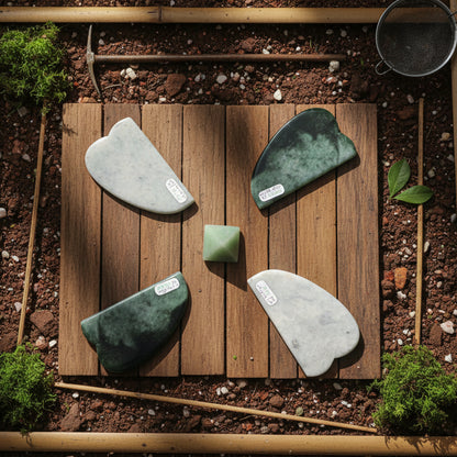 Gua Sha en Jade Birman série 9 à 12