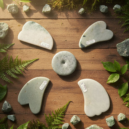 Gua Sha en Jade Birman série 25 à 28