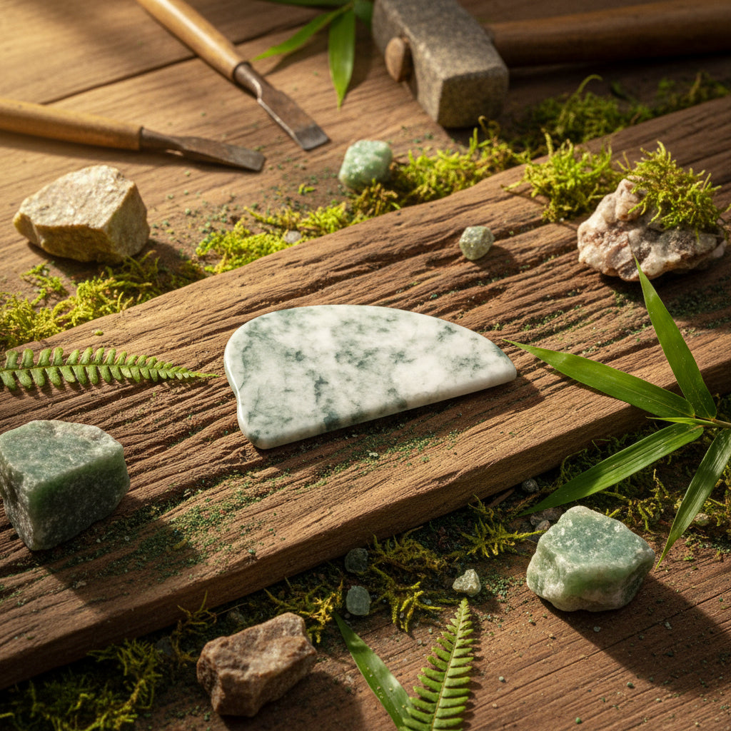 Gua Sha en Jade Birman série 13 à 16