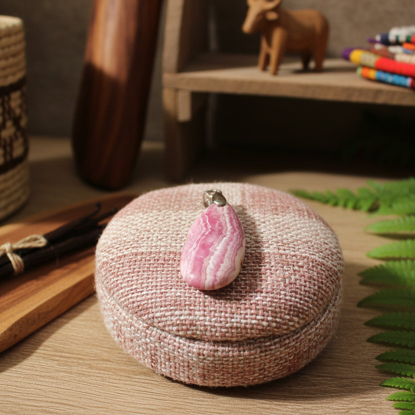 Rhodocrosite, pendentifs d'exception de qualité AAA+