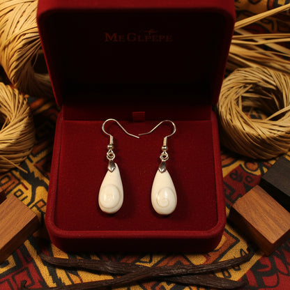 Boucles d'oreilles en Oeil de Sainte Lucie de Madagascar